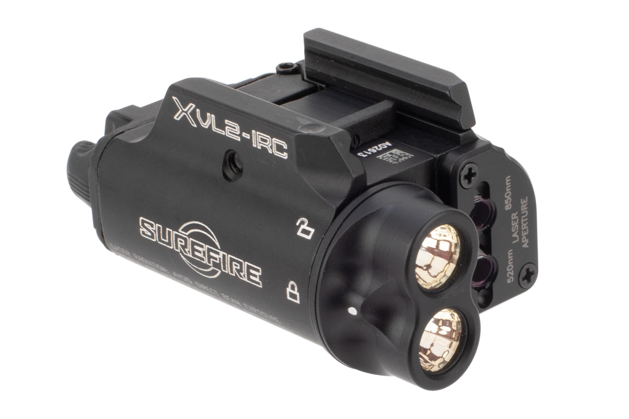 SureFire XVL2-IRC Pistol/Carbine Weapon Light and Laser Module - 400 Lumen/300mW/850nm - Black